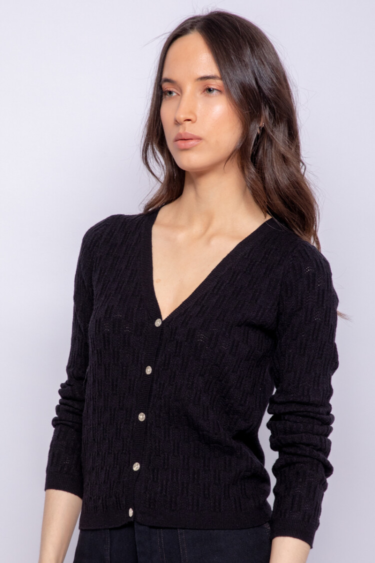 CARDIGAN FIGARI Negro