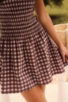 VESTIDO BONNIE BORDEAUX CHECK VESTIDO BONNIE BORDEAUX CHECK