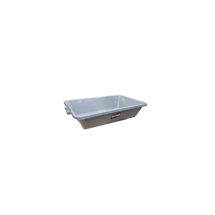 BANDEJA RECTANGULAR MULTIUSOS 20,5 LITROS GRIS