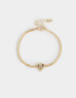 Pulseras Flexibles De inicial Pulsera Flexible De Inicial "p" - Dorado