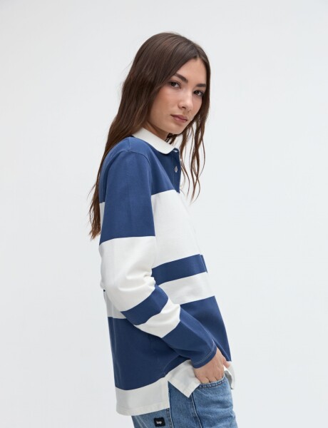 Remera polo Naia Indigo