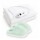 Set Pantufla Unisex + Calienta Cama 1Pza 3 Intensidades Verde Claro