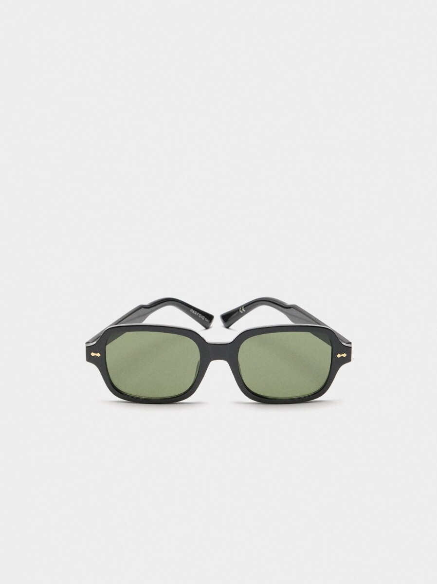 Gafas De Sol Cuadradas - negro 