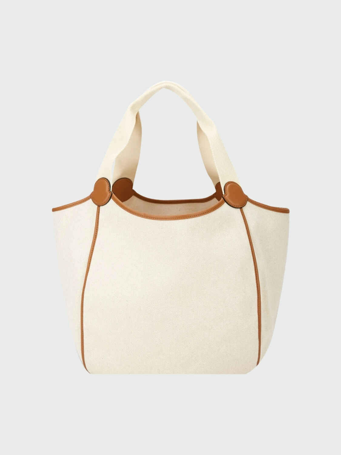 Moncler -Cartera lona con sobre extraíble, Nelani Beige