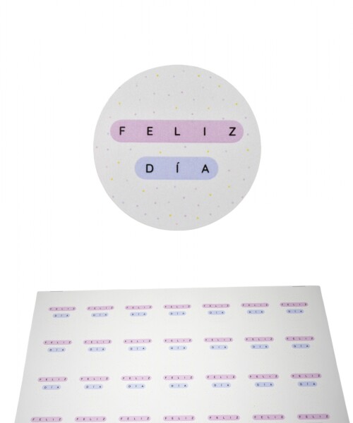 Stickers feliz dia plancha DISEÑO 10