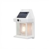 Farol blanco para exterior LED BK888 con carga solar Farol blanco para exterior LED BK888 con carga solar