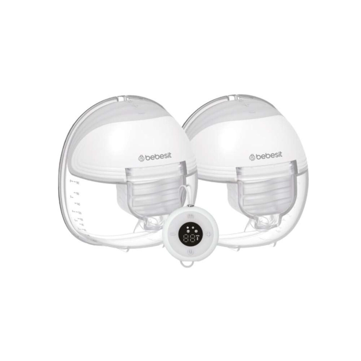 Set 2 Extractores De Leche Portatil Bebesit - Con Control Remoto 