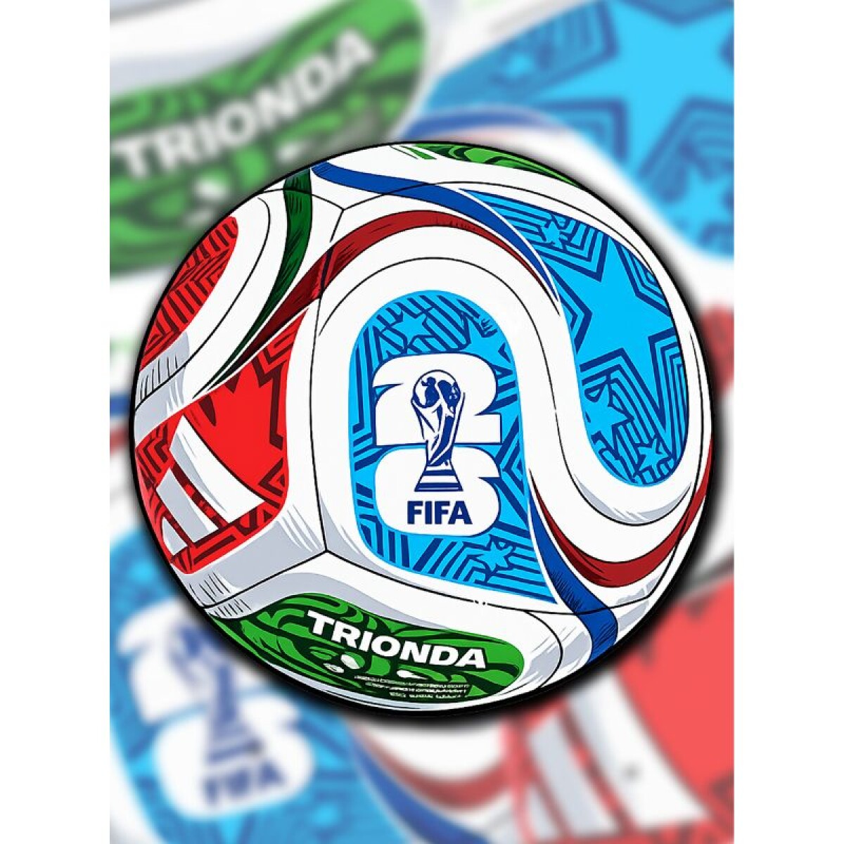 Láminas Mundial - Pelota - Rect 