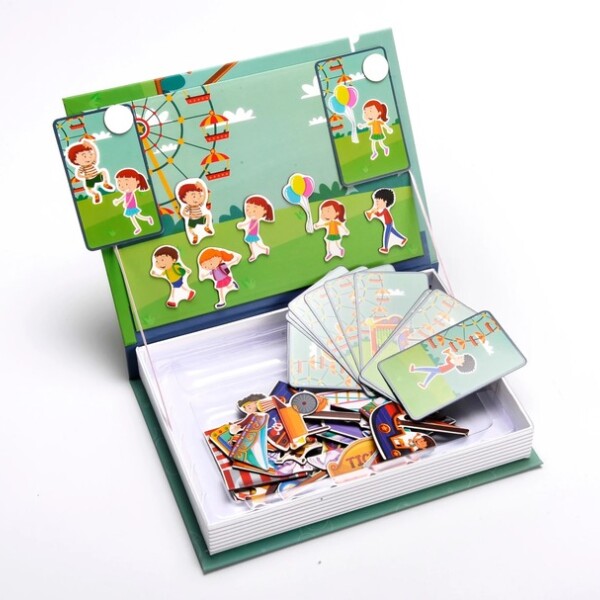 Libro MAGNETICO DIDACTICO parque atracciones