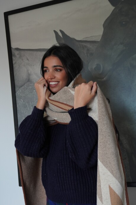 Navajo Scarf Beige