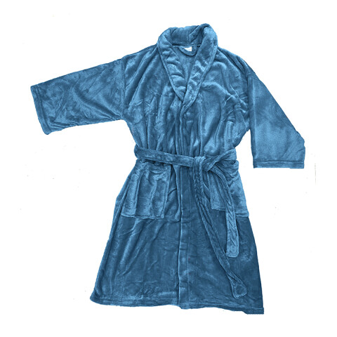 Bata de Cama Microfibra Home Class Talle P al XG PETROLEO