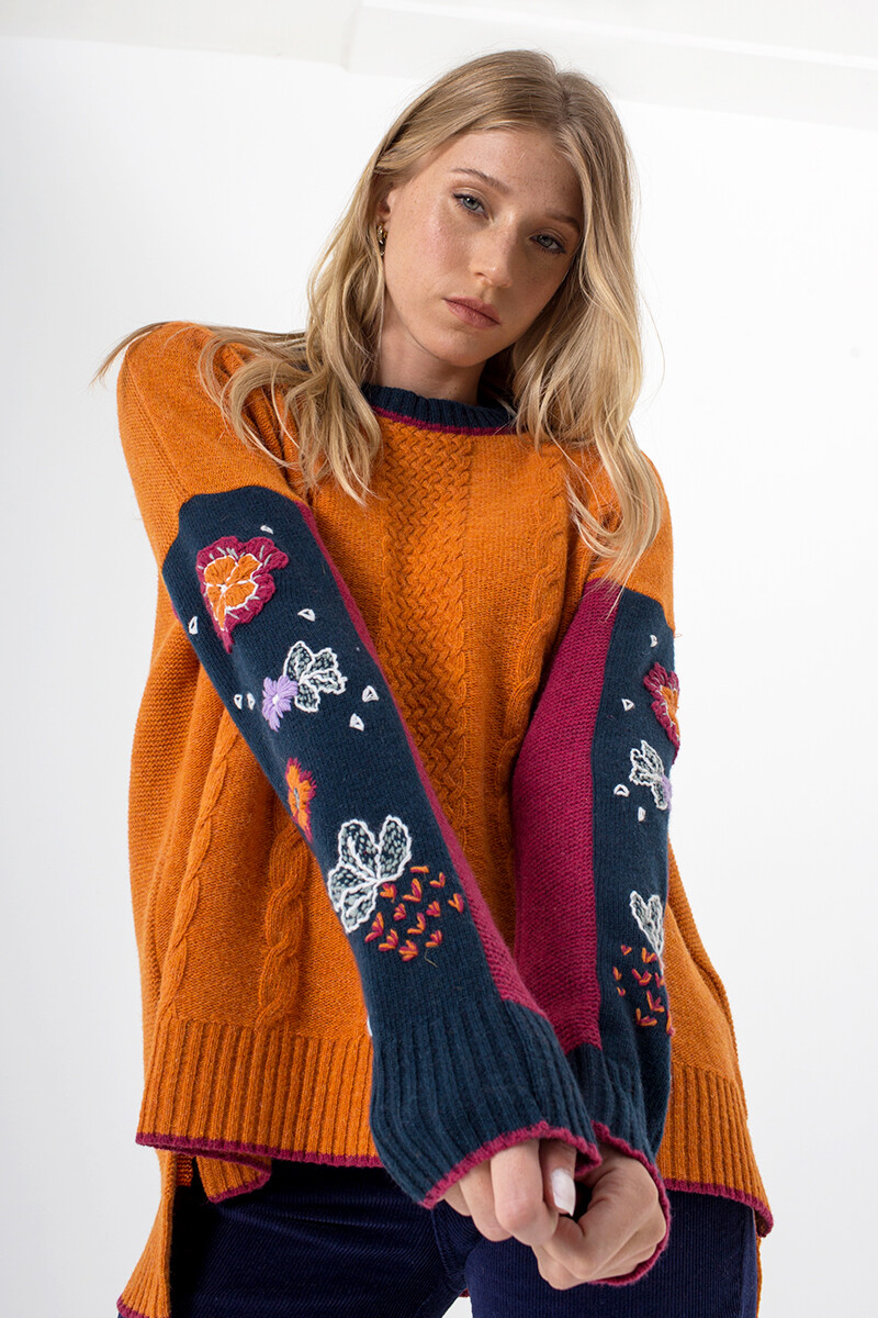 Sweater Camelia - Naranja 