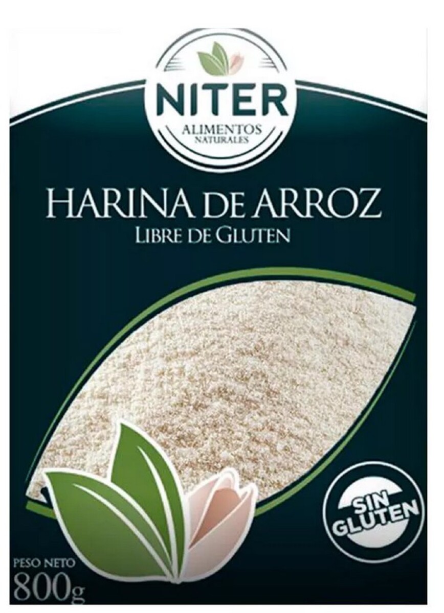 HARINA DE ARROZ S/GLUTEN NITER 800G 