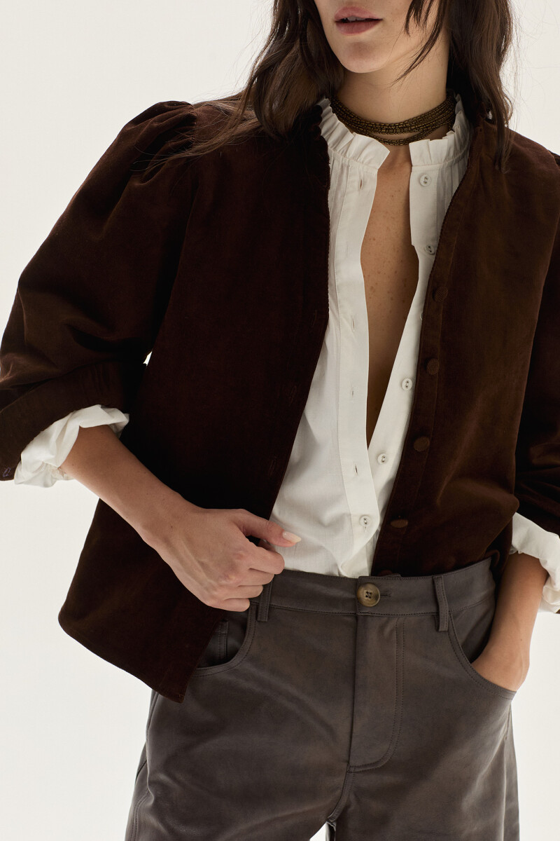 Camisa Tavi Chocolate