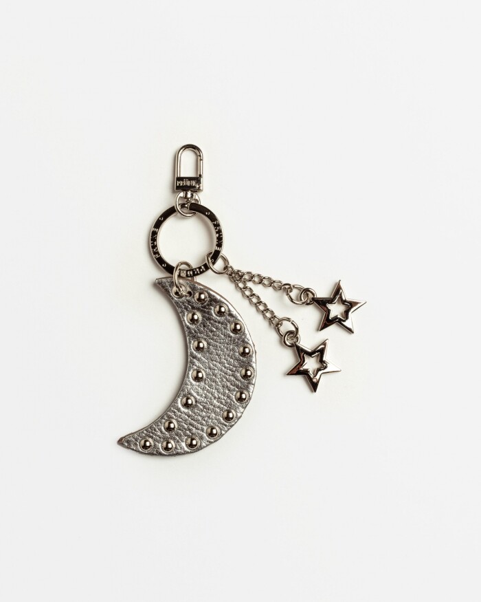 Llavero Starry Night en cuero graneado metalizado Metalizado