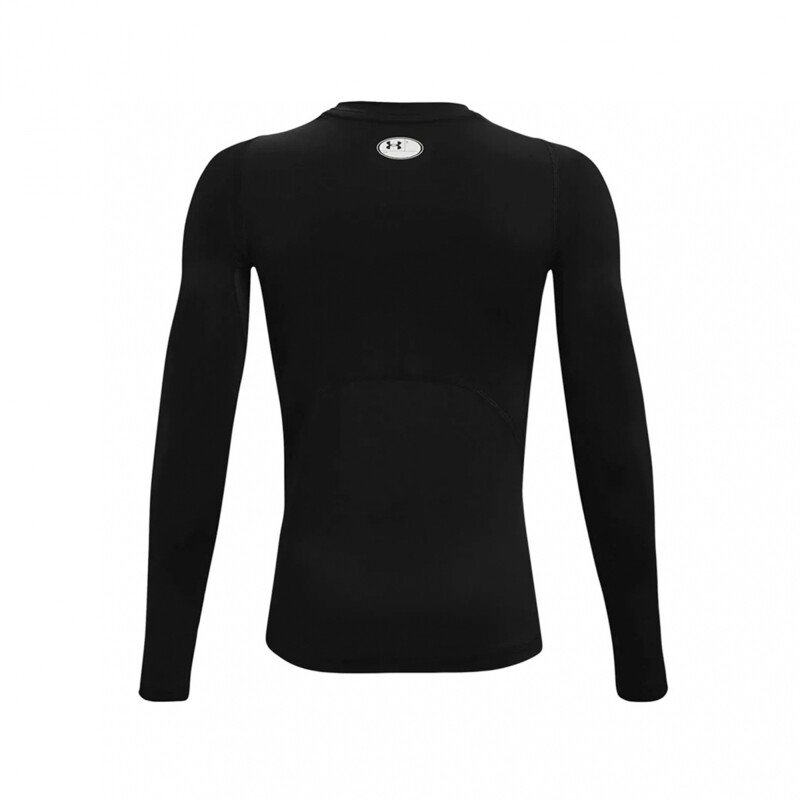 Remera Niño Under Armour HeatGear de Manga Larga Black