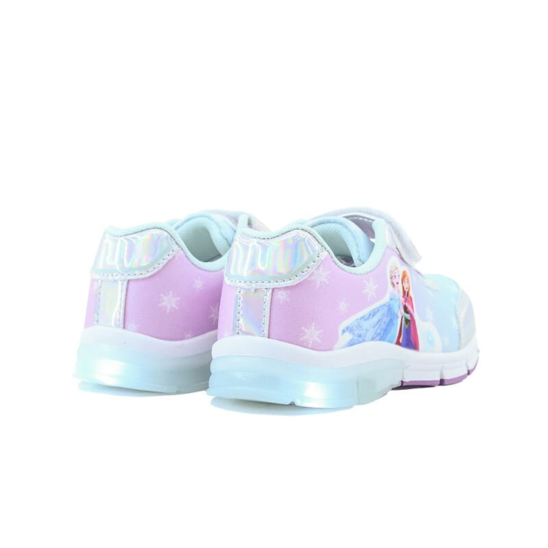 Championes Disney Frozen Suela Luces de Niños - FRICFW24003 Celeste-lila