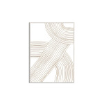 CUADRO CANVAS 30x40cm MARCO FIGURAS BEIGE 2 CUADRO CANVAS 30x40cm MARCO FIGURAS BEIGE 2