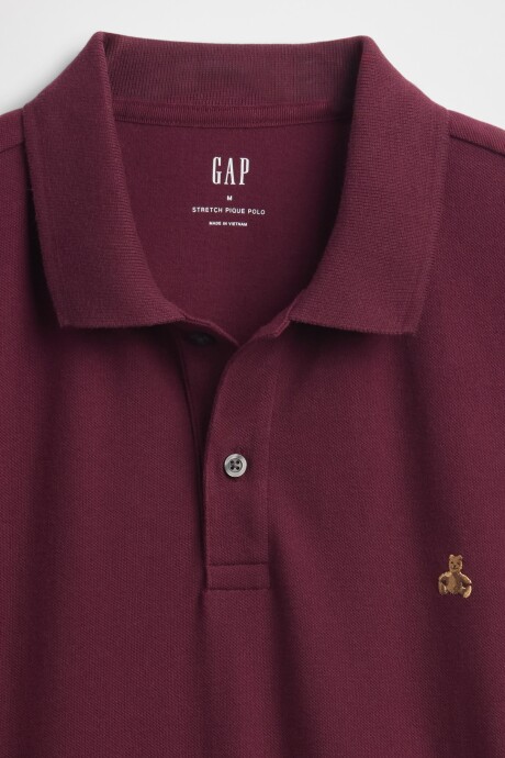 Polo Oso Brannan Hombre Tuscan Red