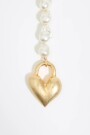 COLLAR PERLAS Y CORAZÓN Oro