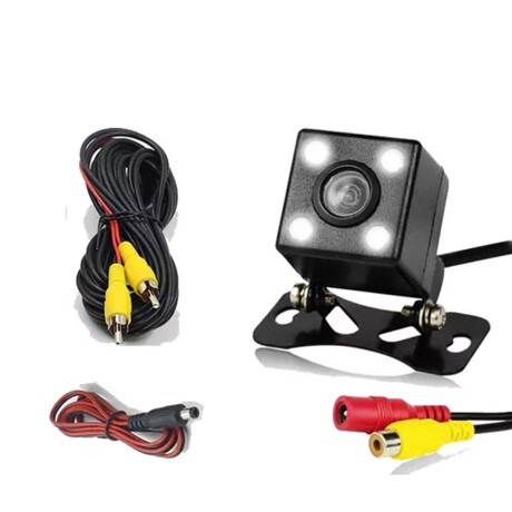 AUDIO E IMAGEN - CAMARA MARCHA ATRAS REVERSA 4 LEDS CABLE 6 MTS - AUDIO E IMAGEN - CAMARA MARCHA ATRAS REVERSA 4 LEDS CABLE 6 MTS -