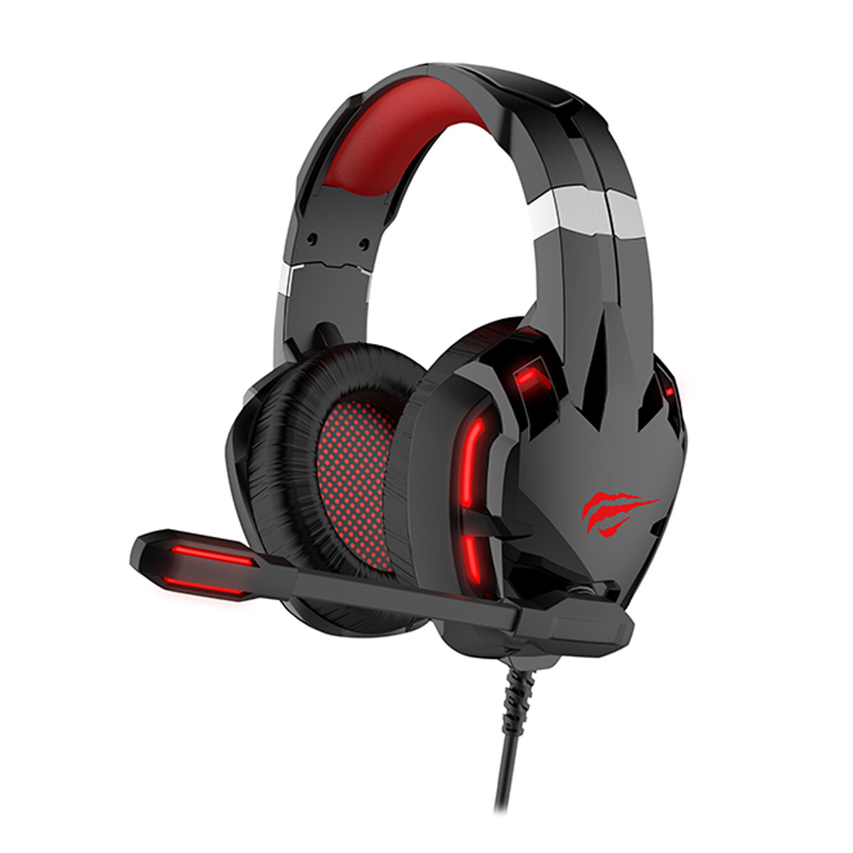 Auricular Gamer Havit H2001u - VINCHA HAVIT H2001U GAMER RETROILUMINADO 