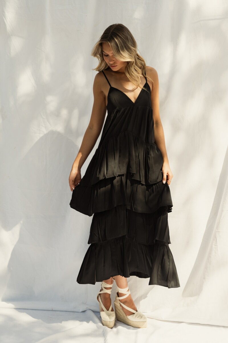 VESTIDO SERENELLA MAXI NOIR VESTIDO SERENELLA MAXI NOIR