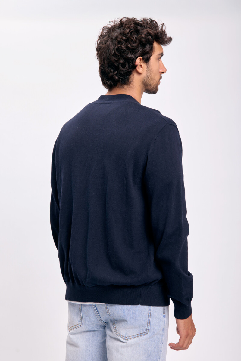 Cardigan punto Azul Marino