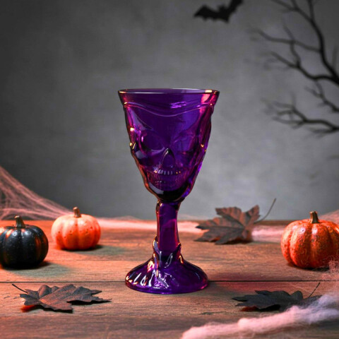 Copa de Plastico Rigido Halloween Violeta
