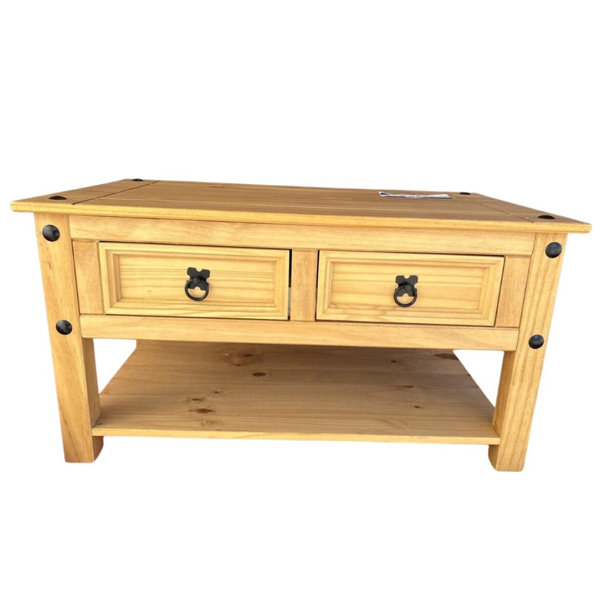 Mesa de Living Mex 2 Cajones Natural 