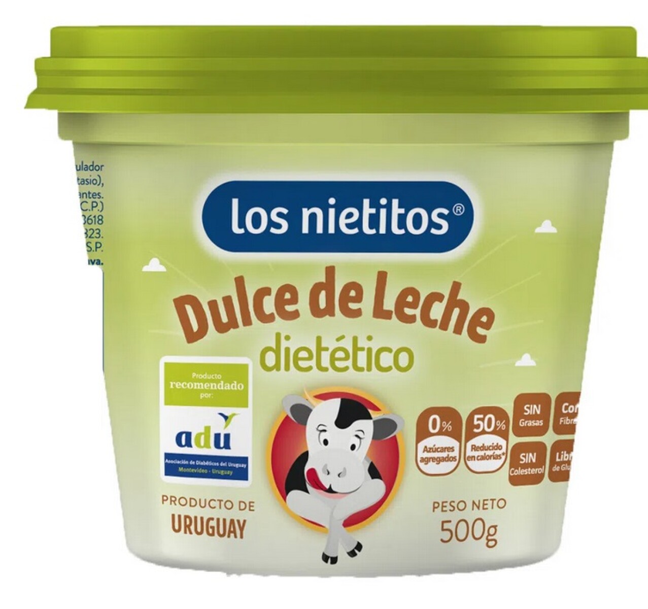 DULCE DE LECHE LOS NIETITOS LIGHT POTE 500G 