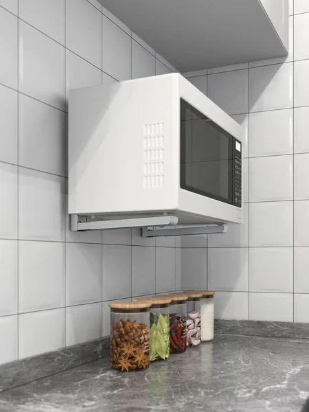 SOPORTE PARA MICROONDAS BLANCO