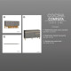 Modulos De Cocina Color Gris Incluye 2 Modulos Y Mesada FREIJO Y GRIS