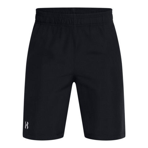 UA Woven Short-RED BLK-002