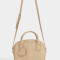 Bowling Cartera Bowling Trenzada - Marron Camel