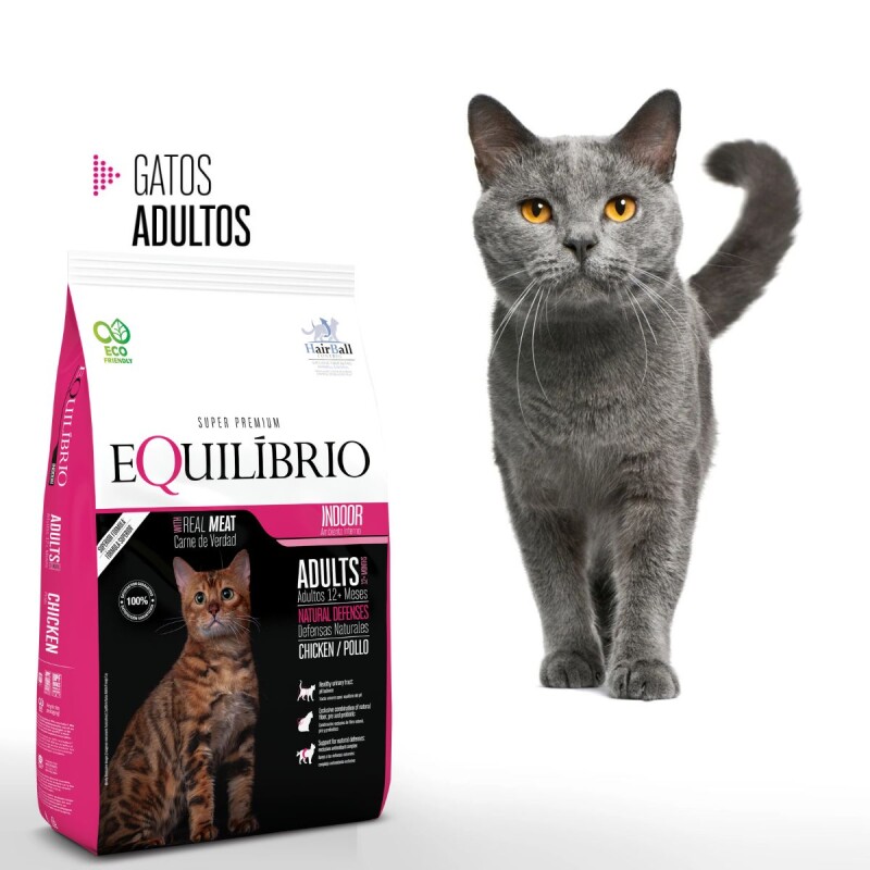 EQUILIBRIO GATOS ADULTOS 7.5 KG + 750 G DE REGALO
