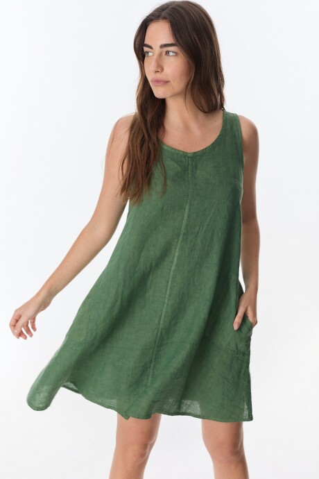 Vestido Diario Verde