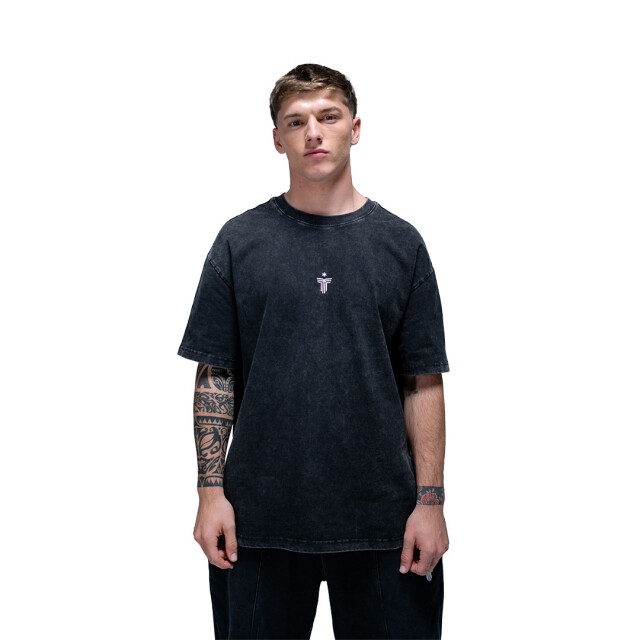 Remera de Hombre TIFFOSI Star Negro - Blanco