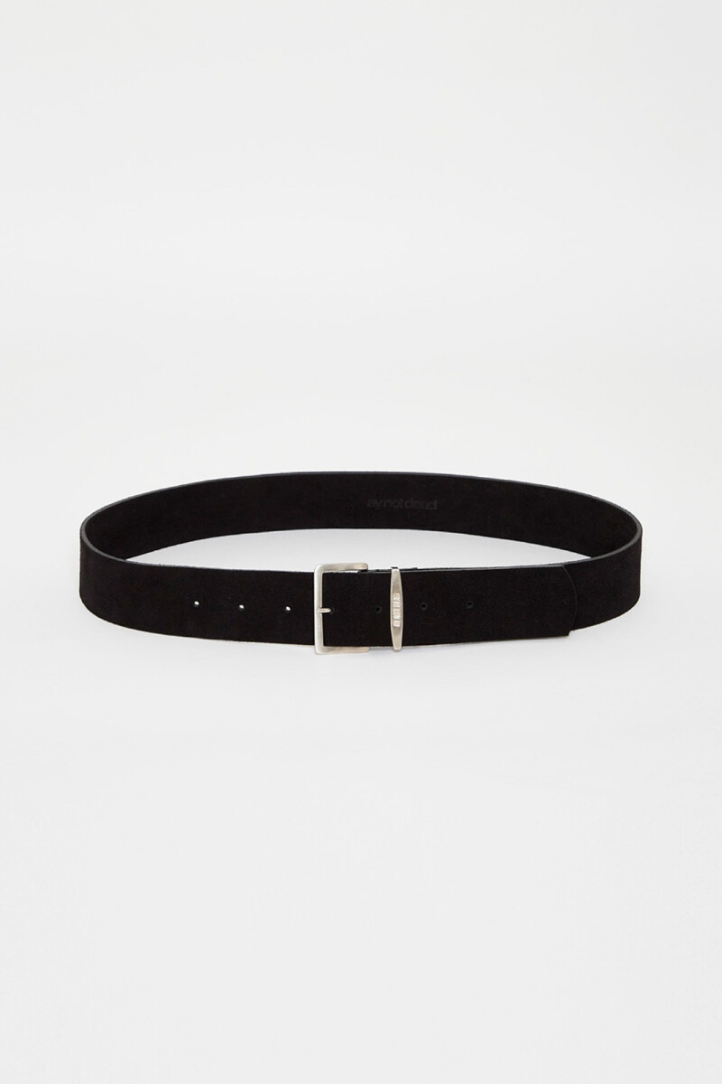 CINTURON SUEDE JADE Negro