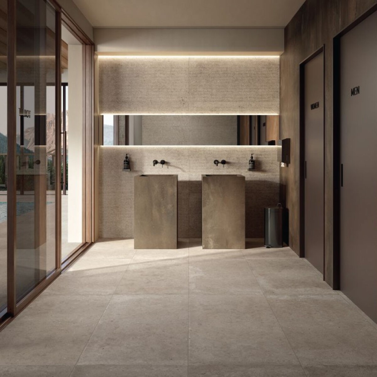 Porcelanato Poetry Stone Pirenei Ecru Nat - 2.88m2 