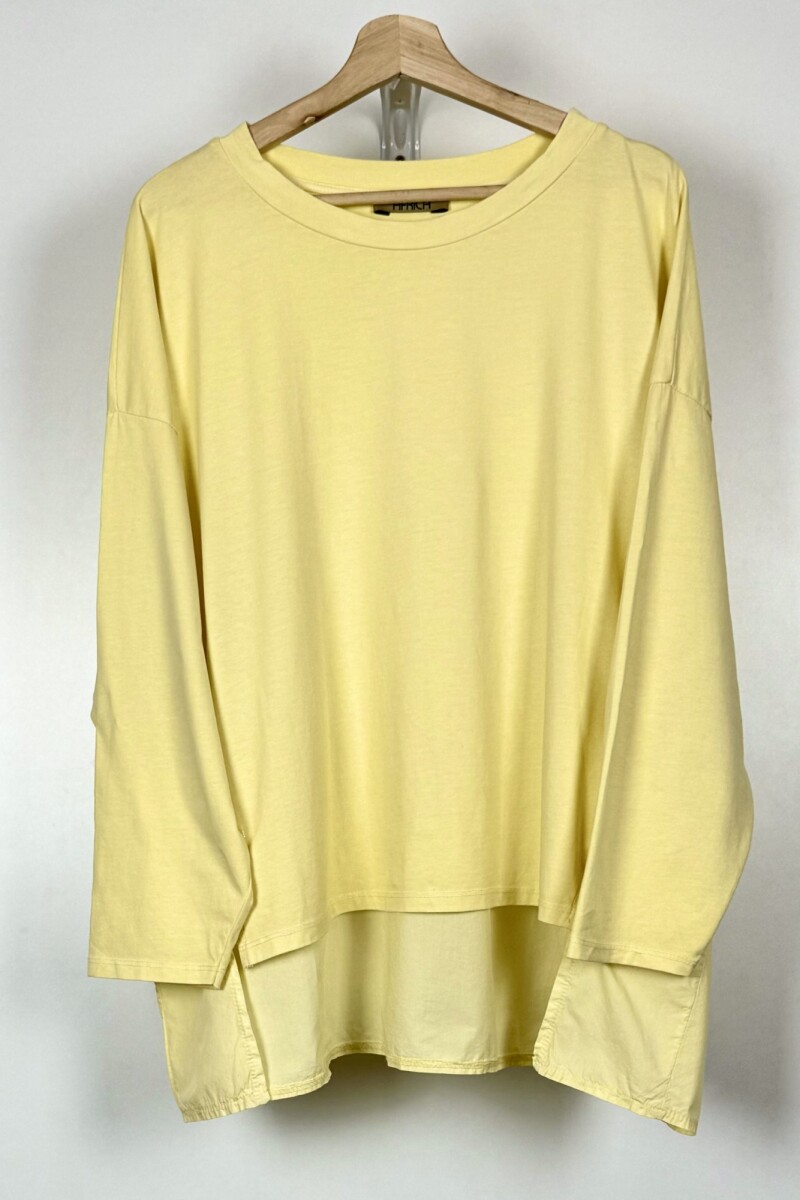 BLUSA ALGODON SELVA - AMARILLO 