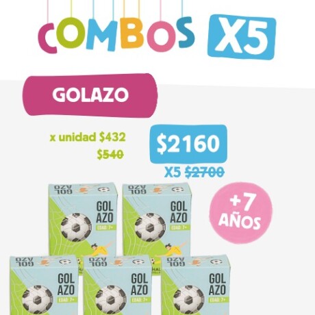 GOLAZO X 5 GOLAZO X 5