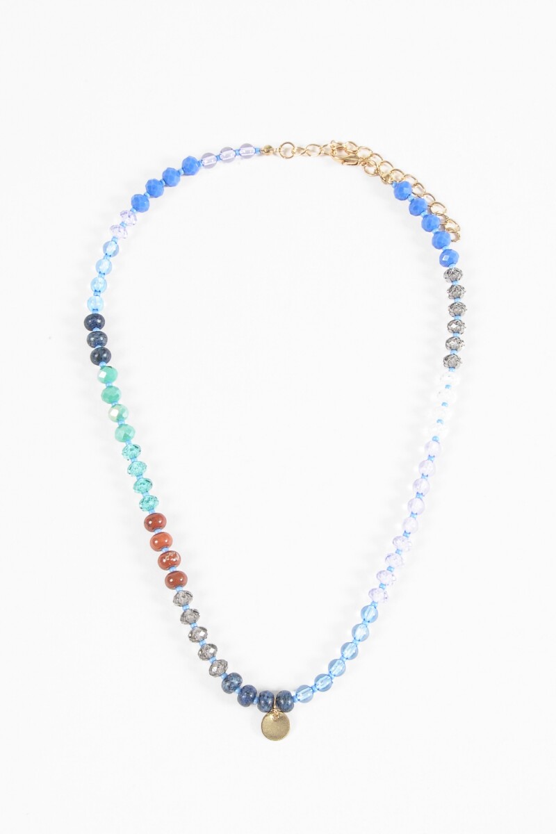 Collar cuentas multicolor multicolor
