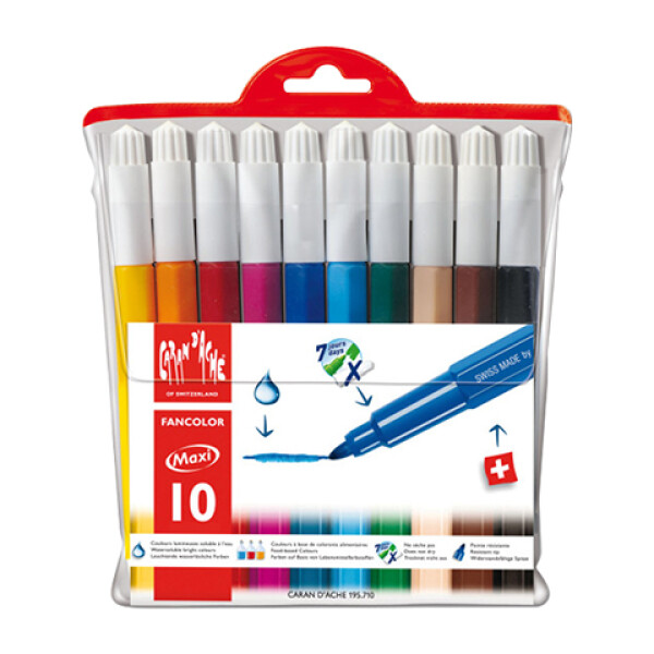 Marcadores acuarelables Caran d'Ache Fancolor punta gruesa Única