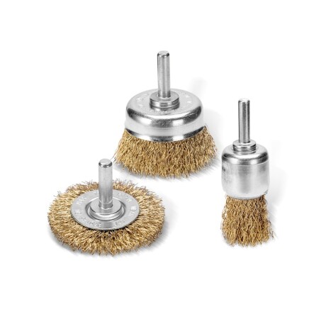 DINGQI JUEGO 3 CEPILLOS TALADRO INDUSTRIAL Dingqi Juego 3 Cepillos Taladro Industrial