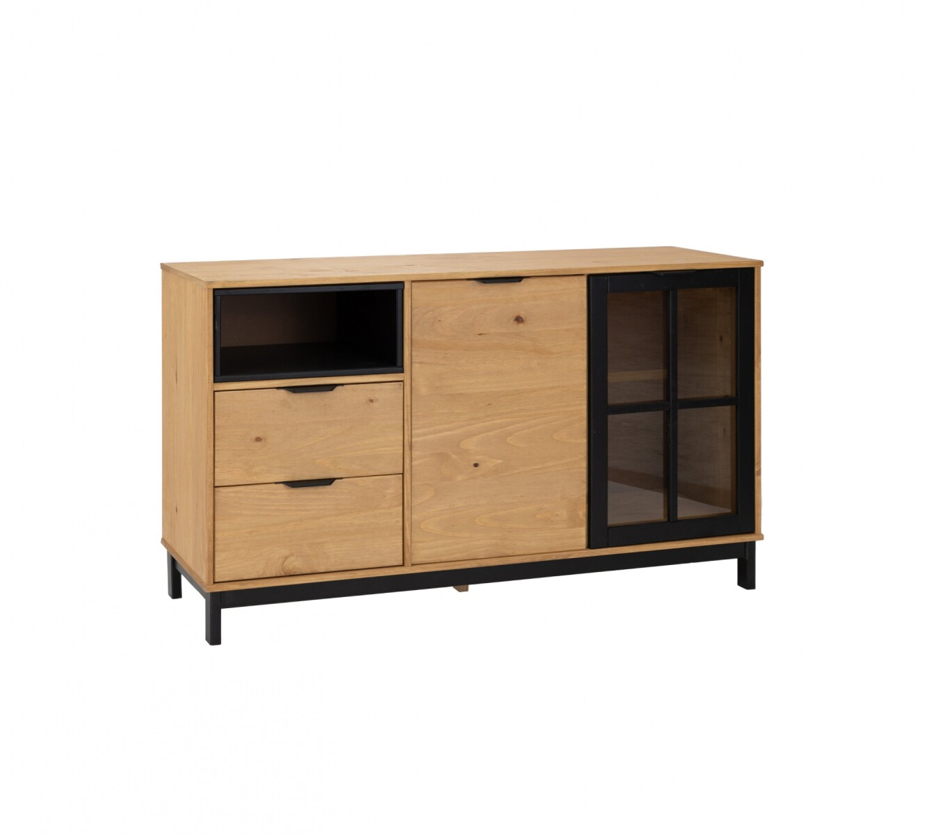 Aparador Bargueño Rack - Madera Maciza - Denise 