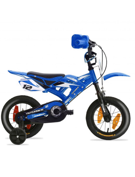 Bicicleta Baccio Motorbike rodado 12 con sonidos Azul