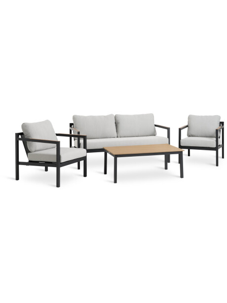Set muebles jardín BEJSTRUP 4 pl gris Set muebles jardín BEJSTRUP 4 pl gris