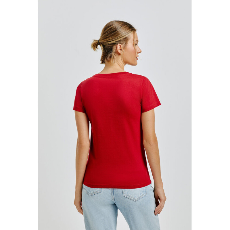 BLUSA MM FEM ROJO OSCURO