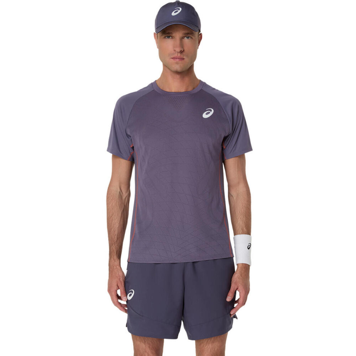 Polo Tenis Match Actibreeze SS Top Hombre - Greyish Purple 
